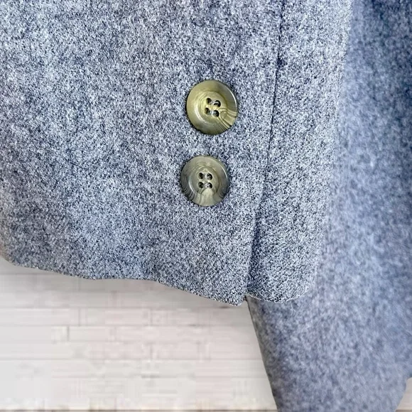 Pendleton Gray Virgin Wool Blazer Size 20W - Picture 4 of 7